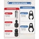 thumbnail image 3 of Juego de 5 piezas de vasos para sensor O2 DAYUAN, 3 of 9