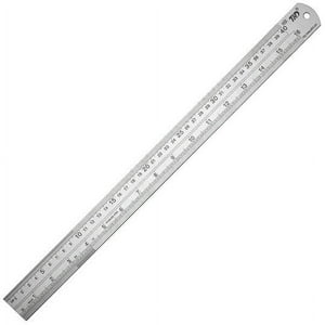 Genérico - Regla Metálica Acero 100 Cm / 40 Pulgadas