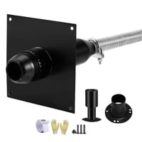 Ioensy - Kit De Componentes De Extensión De Escape Del Generador, Escape De Ventilación Segura De Acero Inoxidable