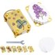 thumbnail image 1 of Mini prensa flores llavero metal portátil kit con anillo conservación flores senderismo, 1 of 7