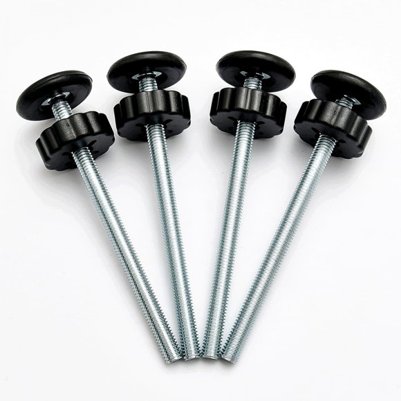Eje de Portón FLYQUEE Pack de 4 – 8 mm – 13 cm – Negro