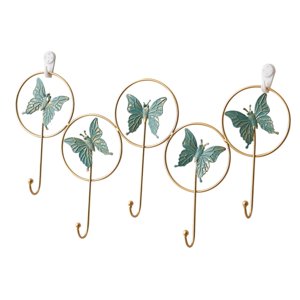 Bothyi - Perchero Montado En La Pared Decoración Del Hogar Gancho Para Colgar En La Pared Para Cocina Entrada Sombrero Mariposa