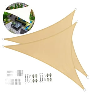 Genérico - X2 Kit De Instalacion Anclaje + 2 Toldo Vela Sombra Lona 5X5