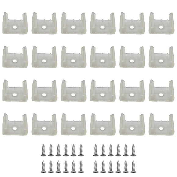 Ganchos de fijación para tira de luz LED GYGhaoho, 120 piezas, para 14-17 mm