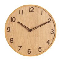 Magideal - Reloj De Pared 3D De Madera Moderno, Decoración De Barrido Silencioso, Arte Redondo Silencioso Para Bar, Dormitorio, Hotel, Oficina Interior