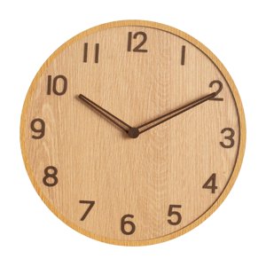 Magideal - Reloj De Pared 3D De Madera Moderno, Decoración De Barrido Silencioso, Arte Redondo Silencioso Para Bar, Dormitorio, Hotel, Oficina Interior