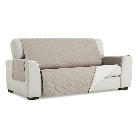 Fundas Cubre Sofa Acolchado 2p Marfil