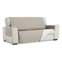 Zahr - Fundas Cubre Sofa Acolchado 2P Marfil