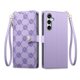 thumbnail image 1 of Funda Billetera con Cierre para [samsung galaxy S24 FE] con Tarjetero, Soporte y Correa de ManoMorado, 1 of 5
