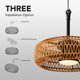 thumbnail image 3 of Ventilador de techo SPACORA 51 cm impermeable con control remoto, 3 of 9