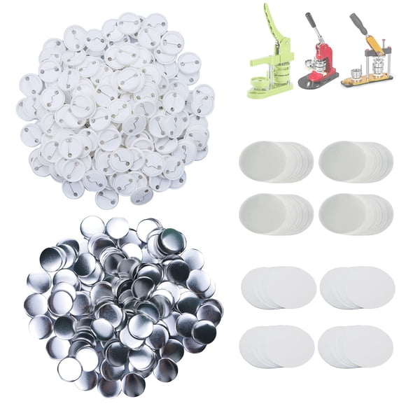 Kit de 500 Juegos de Partes para Chapas Happizza de 32mm con Pin