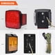 thumbnail image 2 of Kit de luces LED sumergibles Nilight Square IP68 12 V para remolque, 2 of 9