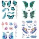 thumbnail image 1 of Butterfly Wings Shiny Tattoo Sticker Waterproof Body Art Fake Tattoo Women Makeup Dance Music Festival Sticker, 1 of 3