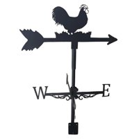 Ioensy - Rooster Weathervane Weather Vane Metal Estilo Vintage Para Patio Garaje Granero 1 Estilo