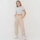 thumbnail image 4 of Pantalón Mujer Cargo Parachute Ajustable Beige Corona, 4 of 5