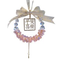 Magideal - Colgante Para Espejo Retrovisor Del Coche, Adorno Colgante, Decoración Feng Shui, Regalo De Año Nuevo, Accesorios Decorativos Para Coche, Decoración Rosa