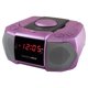 thumbnail image 1 of Reproductor de CD HANNLOMAX HX-334CD con Reloj Despertador y Radio (Morado), 1 of 5