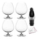 thumbnail image 1 of Brandy Glass Riedel Vinum, paquete de 4 unidades con vertedor de vino y paño, 1 of 8