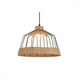 thumbnail image 2 of Lámpara Colgante E-27 Diseño Madera Con Cuerda Incluye Ampolleta Fría, 2 of 3