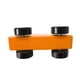 thumbnail image 2 of Auto De Carrera Piloto Con Numero Juguete Madera Naranja, 2 of 3