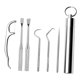 thumbnail image 1 of Kit De Palillo De Dientes De Acero Inoxidable Con Soporte Impermeable Para Uso Diario Y Viajes, 1 of 5