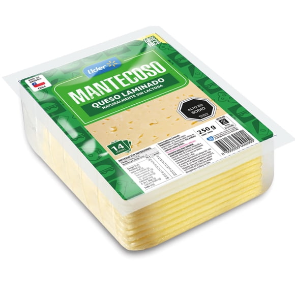 Queso Mantecoso Laminado, 250 g