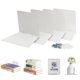 thumbnail image 1 of Estantería flotante para libros STORAGE MANIAC, color blanco, paquete de 4 unidades, tamaño grande, 1 of 7