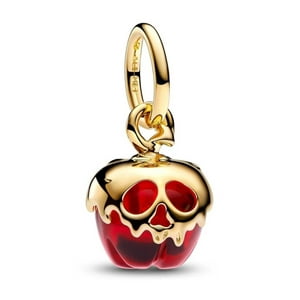 Charm Pandora Disney Villanos Evil Queen Apple Dangle Oro 14K Rojo