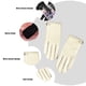 thumbnail image 4 of Guantes de piel auténtica para mujer, de primavera y otoño, finos, para pantalla táctil, para conducir, ciclismo, coche eléctrico, sencillos, de moda, cortos, de primera capa, de piel de oveja., 4 of 5