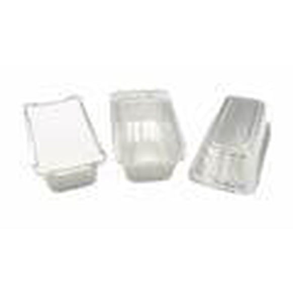 Moldes para pan desechables de aluminio que se pueden cerrar, 2,2 kg con tapas, 1000 unidades