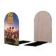 thumbnail image 2 of Niños Búfalo Sujetalibros decorativos temáticos, tope para estantería con base antideslizante, uso dual para hogar y oficina - 2 piezas, 2 of 6