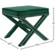thumbnail image 5 of Puf MAKLAINE Contemporáneo de Terciopelo Verde 52 × 52 × 48 cm, 5 of 5