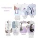thumbnail image 2 of Máquina de coser para principiantes, 12 puntadas incorporadas, 2 velocidades, pedal, diseño portátil con kit de costura (morado), 2 of 6