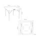 thumbnail image 2 of Mesa Cuadrada Plegable 70 cm, 2 of 5