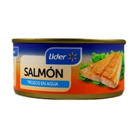 Salmón En Trozo Agua Lata Drenado 100 G - Neto 170 G Lider