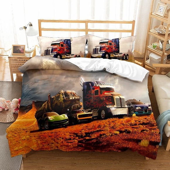 Autobot Optimus Prime Movie Bedding Duvet Cover 3D Printed Home Textile Comfort 100% Polyester Decorative Gifts for Kids Bed Sheets