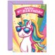 thumbnail image 1 of Tarjeta de Cumpleaños Unicornio 9.º de Stuff4, 1 of 7