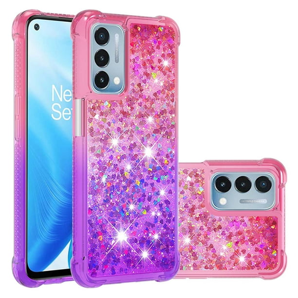 Funda Para Oneplus Nord N200 5g Con Diseño Gradiente Y Brillo Líquido Antigolpes Tpu
