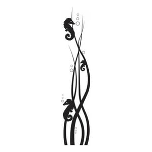 Rienda Libre Graphics - Decomural Seahorse Under The Sea Bathroom Ws-40814