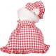 thumbnail image 3 of Vestido Cuadrille Rojo Y Blanco Para Mascotas Perros Gatos Conejos Otros, 3 of 3