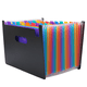 thumbnail image 1 of Carpeta expandible de plástico, carpeta organizadora tipo acordeón, 1 of 5