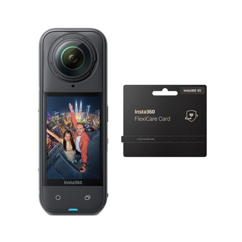 Cámara De Acción Insta360 X5 Flexicare Bundle 8K 360° A Prueba De Agua