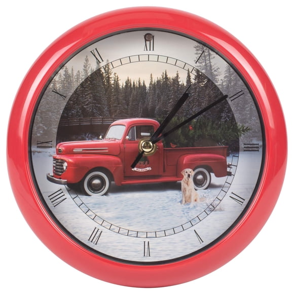 Reloj de villancicos Mark Feldstein & Associates Red Ford