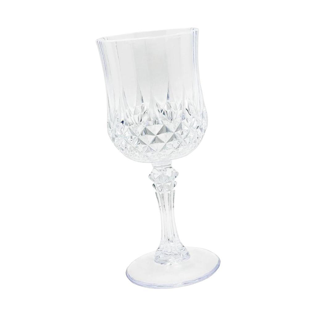 Bothyi - Copa De Vino Acrílica Elegante Para Restaurante, Aniversario De Boda