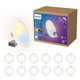 thumbnail image 1 of Luz nocturna LED Philips delgada de 6 pulgadas, 13 W, 1000 lm, paquete de 12, 1 of 9