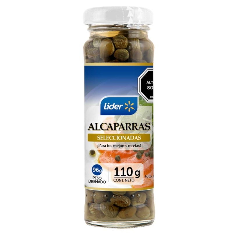 Alcaparras Frasco 110 g Lider