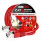 thumbnail image 1 of Cable Ethernet AvesView 15 m Blindado CAT6 10 Gbps Rojo, 1 of 5