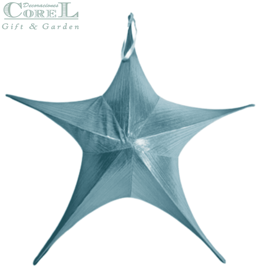 Corel - Estrella De Genero De Metal Plateada 80cm