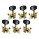 thumbnail image 4 of 6 uds 3L3R clavijas de de guitarra cabeza de máquina clavijas de afinación de guitarra derecha izquierda para guitarra acústica instrumentos , negro, 4 of 5