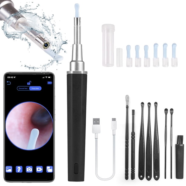 Tongwode Ear Wax Removal Tool Ear Care WIFI 5MP Visual Ear Sticks Endoscope Precision Earpick Mini Camera Otoscope Health Care